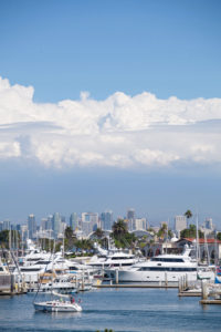 image of boats at the San Diego Harbor