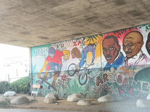 mural of logan heights underpath