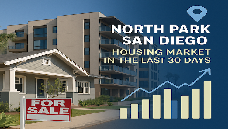 graphic of North Park San Diego Housing Market last 30 days
