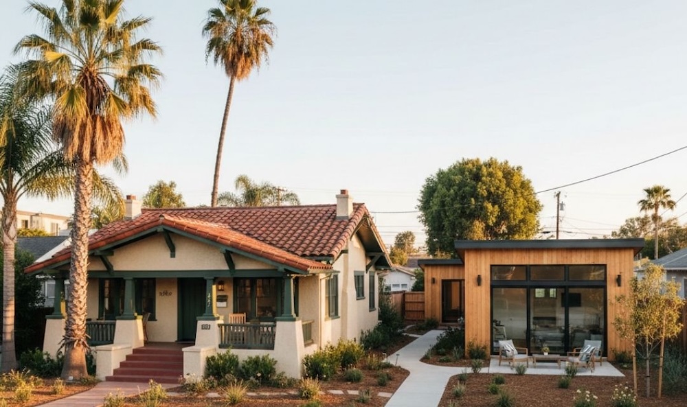 Craftsman Home and an ADU next to it